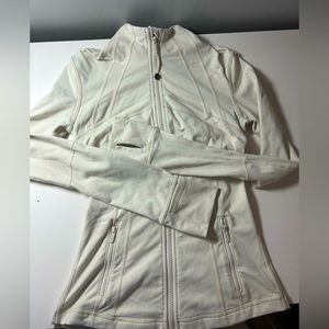 Lululemon Define Jacket Luon White Opal Size 2